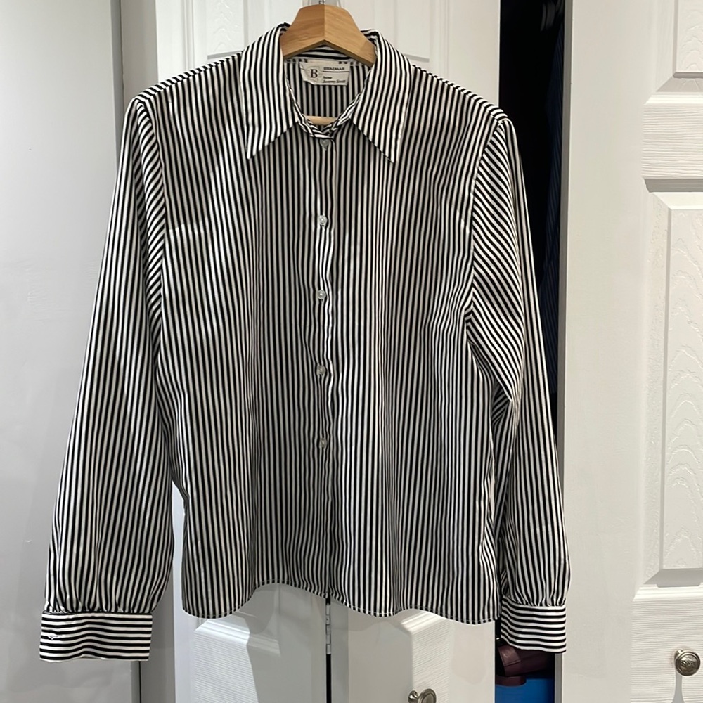 Vintage Striped Blouse